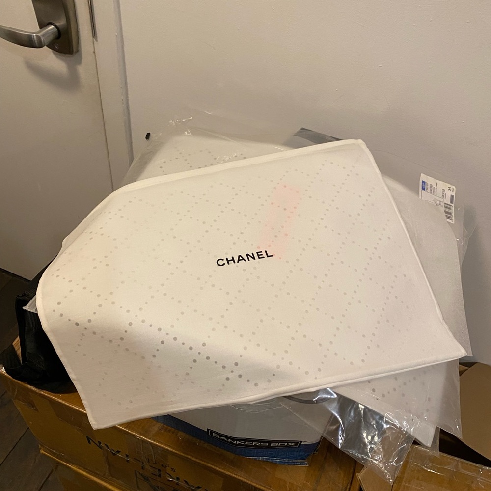 Chanel cleaning bag and Chanel clothing bag (2 each)